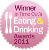 Winner in Time Out's Eat & Drinking Awards 2011